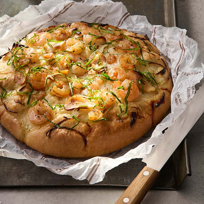 ガーリックシュリンプフォカッチャ