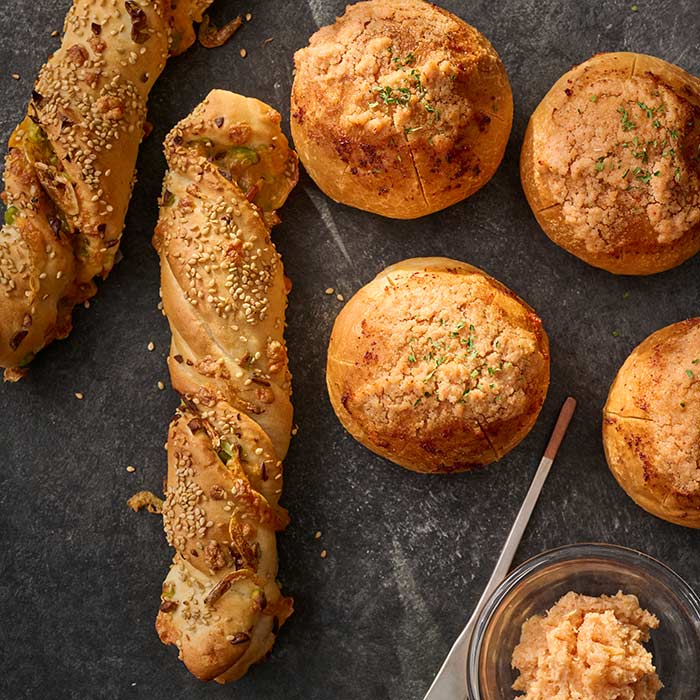 明太フランス＆桜海老と枝豆のバトン