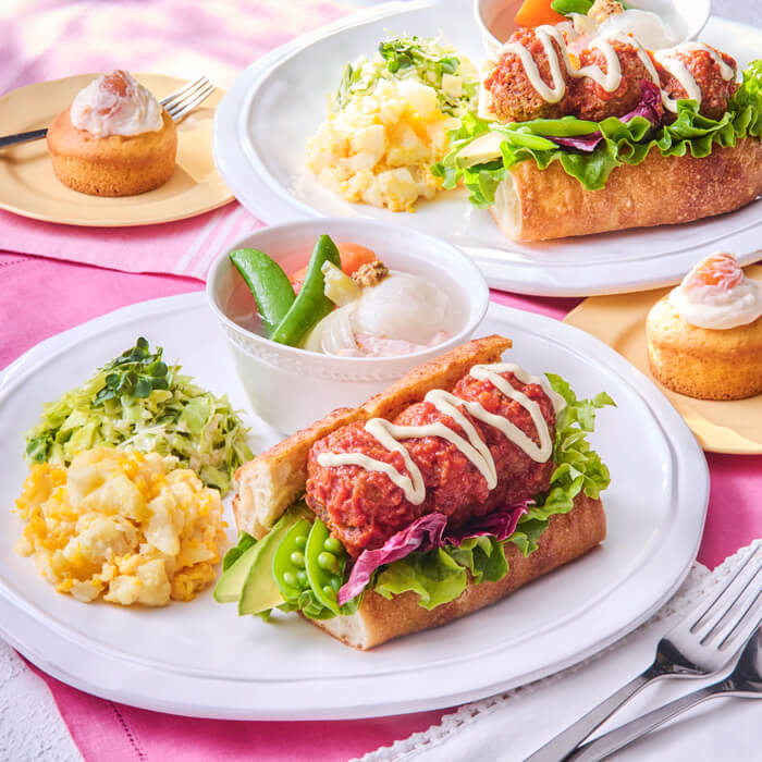 Aメニュー：野菜を楽しむ 春の彩りワンプレート