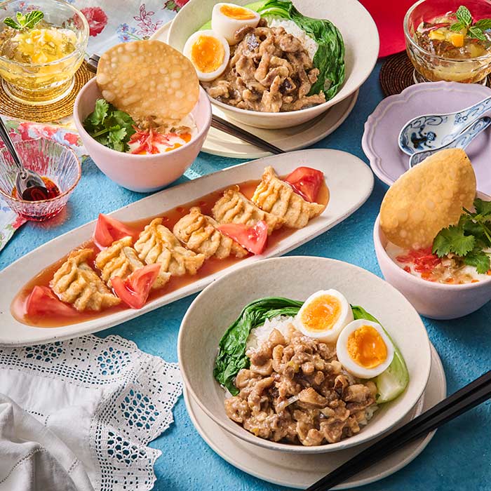 Aメニュー：台湾グルメ！ルーローハン＆シェンドウジャン