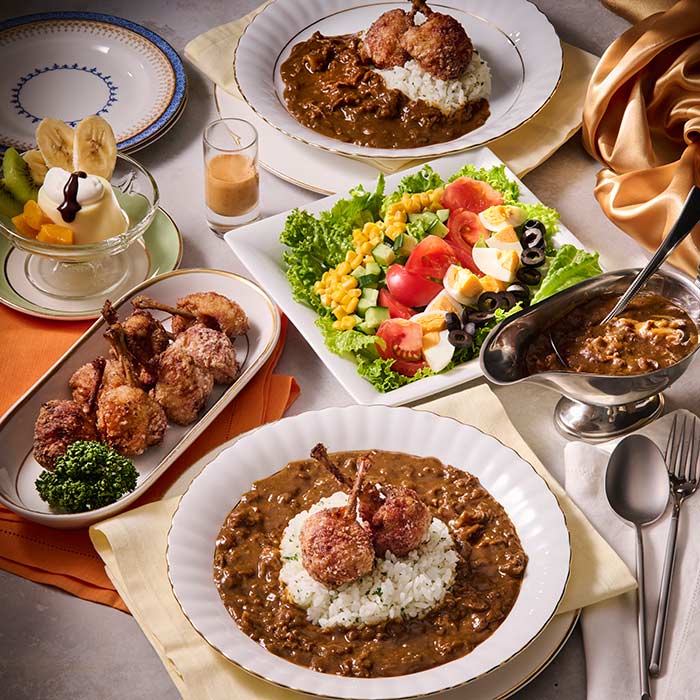 Cメニュー：ABC Curry Festa 第3弾 欧風ビーフカレー＆プリン・ア・ラ・モード