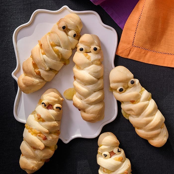 ミイラのパンプキンウインナーパン